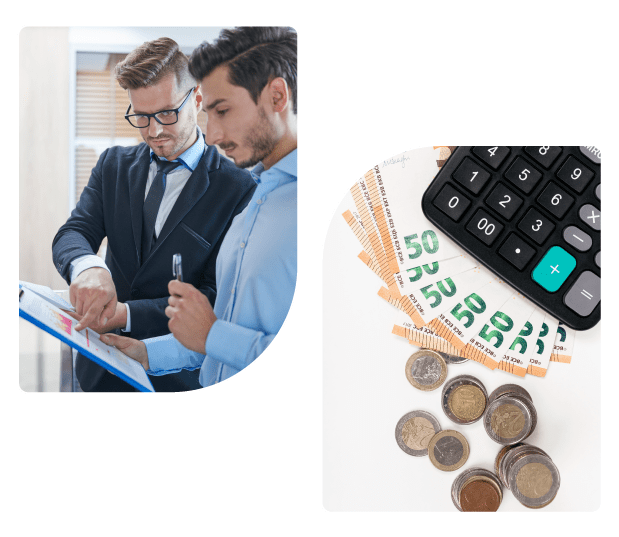 Tax Consultant Discussing Tax report with Business Owner